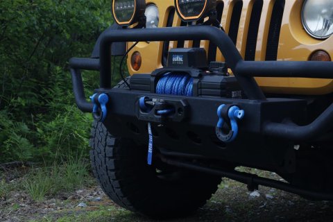 10,000 lbs. Borne Off-Road 10k Winch BNWN-10-SRD Winch, Electric, lb. Rating, 12 V, Hawse Fairlead, 3-Stage Planetary Gear, Red Synthetic Rope, 3/8 in. Diameter, Wired/Wireless Remote, Each