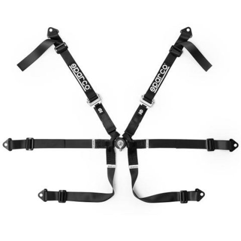 Sparco Racing Harnesses 04823HNR Harness Component, BELT PRIME F3 BLK