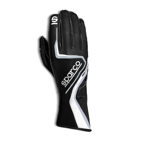 Sparco Record WP Karting Gloves 002555WP09NR Driving Gloves, Gloves, One Layer, Synthetic/Fleece, Black, Small, Pair