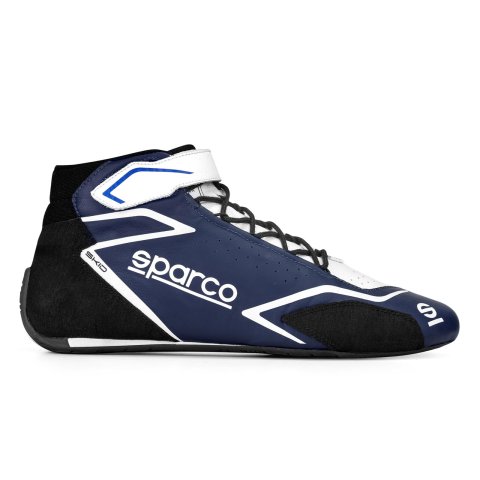 Sparco Driving Shoes & Boots 00127538BNBI Shoes, SHOE SKID 38 BLU/WHT