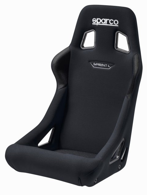 Sparco Bucket and Bench Seats 008234LNR Tube Steel Seat, SEAT SPRINT 2019 LRG BLACK