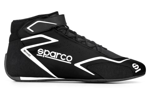 Sparco Driving Shoes & Boots 00127545NRNR Shoes, SHOE SKID 45 BLK/BLK