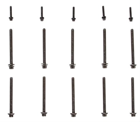 Mahle Original Head Bolt Kits GS33429 Cylinder Fasteners, Kits, Hex, Steel, Black Oxide, Flat Washers, for One Head, Chrysler, Dodge, Jeep, 5.7L, 6.1L, 6.4L, Kit