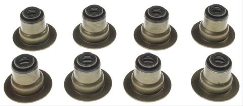 Mahle Original Valve Stem Seals SS45921 Seal, Metal with Molded Rubber, Hat Style, GM. LS Engine, Set of 8