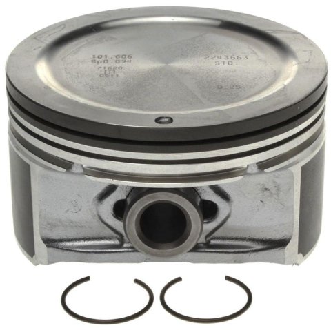 Mahle Original Aftermarket Replacement Pistons 224-3663-0.25MM Piston - GM 6.0L 02-05 vin code U 0.25mm (Reduced Compression)
