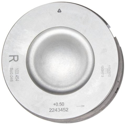 MAHLE Original Pistons 224-3452WR.010 Piston With Rings - GM 6.6L DURAMAX "R" W/PCR - STD. (DSL) (.010)