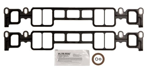 Mahle Original Intake Manifold Gaskets MS16167 Gaskets, Original, Stock Port, Plastic/Rubber, Chevy, 5.0L, 5.7L, Set