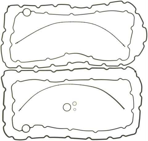 Mahle Original Oil Pan Gaskets OS32271 Gaskets, Molded Rubber Compound, Ford, 6.0L Diesel, Set