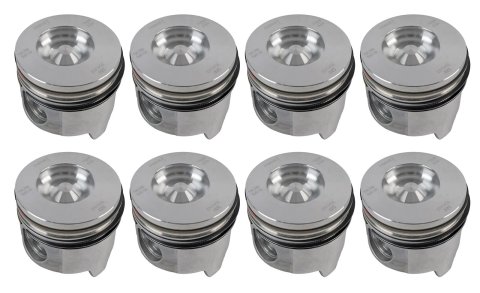 Mahle Original OE Replacement Pistons 224-3409WR.020 Pistons, With Rings, NAVI 7.3L IDI Diesel, V8 "T", W/PCR, .020, Kit