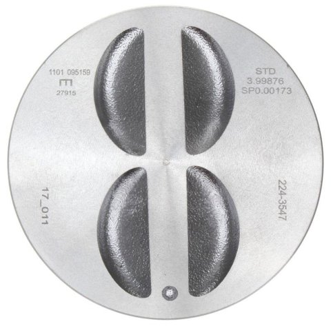 Mahle Original Aftermarket Replacement Pistons 224-3547.030 Piston - GM 5.7L (350) V8 FLATTOP COAT (030) W/P aftermarket version