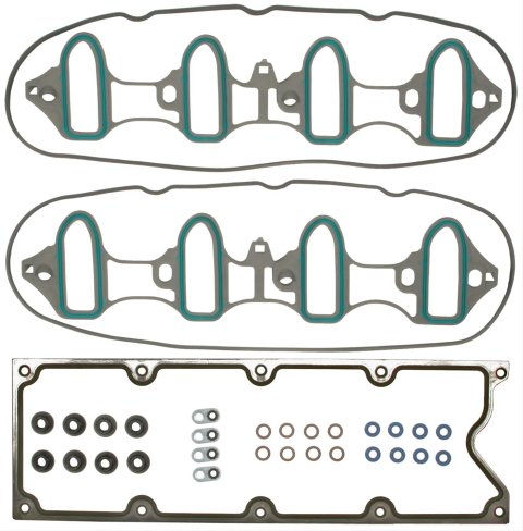 Mahle Original Intake Manifold Gaskets MIS16340 Gaskets, Original, Stock Port, Molded Rubber Compound, Chevy, 4.8L, 5.3L, 6.0L, Kit