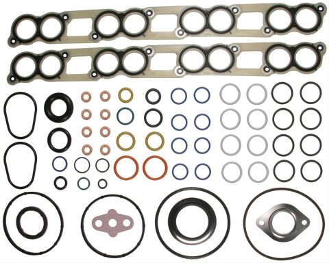 Mahle Original Intake Manifold Gaskets MIS19311 Gaskets, Original, Stock Port, Molded Rubber Compound, Ford, 6.0L Diesel, Set
