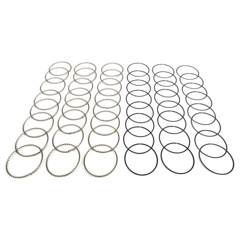 Mahle Original CP-20 Oil Rings 303-0186B Piston Rings, Rings, 4.187 in. Bore, High Tension, CP-20, Chrome, 3/16 in. Thickness, V8, Set of 48