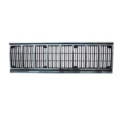 OMIX-ADA Grille Inserts for 1991-1996 CHEROKEE - 12035.3 GRILLE INSERT 91-96 XJ BLACK/CHROME