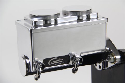 Baer Brakes Remaster Master Cylinders 6801268LP Cylinder, Remaster, Billet Aluminum, Polished, 1.125 in. Bore, Driver Side Ports, Each