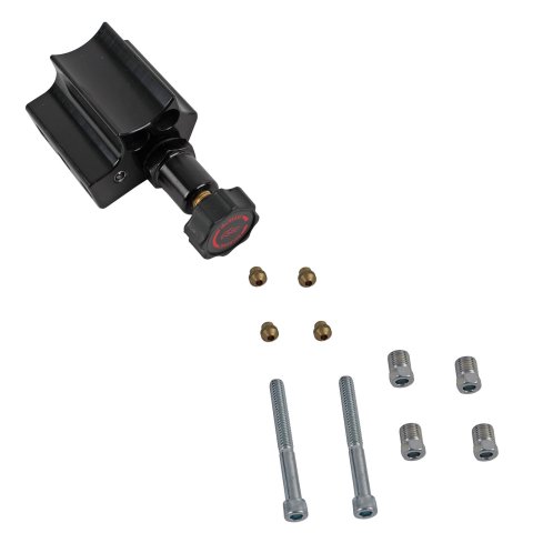 Baer Brakes ReMaster Adjustable Proportioning Valves 2000057RP Brake and Distribution Blocks, Valves, Knob, Aluminum, Black, Right Side Ports, Each