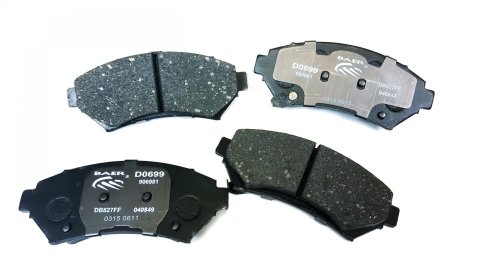 Baer Brakes Claw Ceramic Brake Pads D0699 Pads, Ceramic, Matrix, Front, Buick, Cadillac, Chevrolet, Oldsmobile, Pontiac, Set