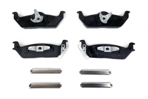 Baer Brakes Claw Ceramic Brake Pads for 2004-2011 F-150, 2006-2008 MARK LT - D1012 Pads, Ceramic, Matrix, Rear, Ford, Lincoln, Set