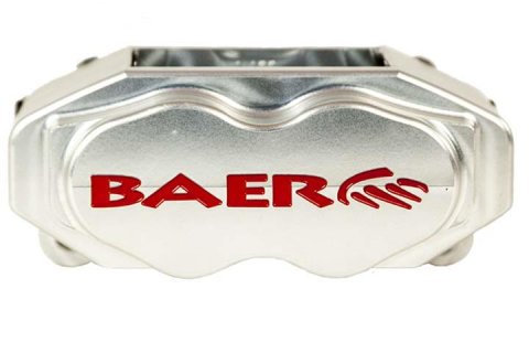 Baer Brakes SS4+ Deep Stage Drag Race Disc Brake Kits for 2015-2023 MUSTANG - 4261428C Kit, Race, Front, Slotted Rotors, 4-piston Clear Powdercoated Calipers, Ford, Kit