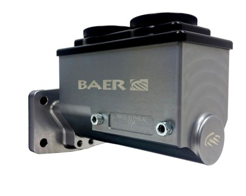 Baer Brakes Remaster Master Cylinders 6801300RP Cylinder, Remaster, Billet Aluminum, Gray Anodized, 1.000 in. Bore, Passenger Side Ports, Mopar, Each