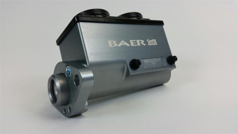 Baer Brakes Remaster Master Cylinders 6801262RP Cylinder, Remaster, Billet Aluminum, Gray Anodized, 0.938 in. Bore, Passenger Side Ports, Each