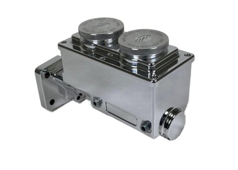 Baer Brakes Remaster Master Cylinders 6801302RP Cylinder, Remaster, Billet Aluminum, Polished, 1.000 in. Bore, Passenger Side Ports, Mopar, Each