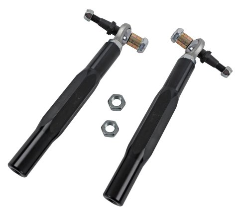 Baer Brakes Tracker Tie Rod Ends 3301001 Bump Steer Adjusters, Aluminum Sleeve, Black, Adjustable, GM, Kit