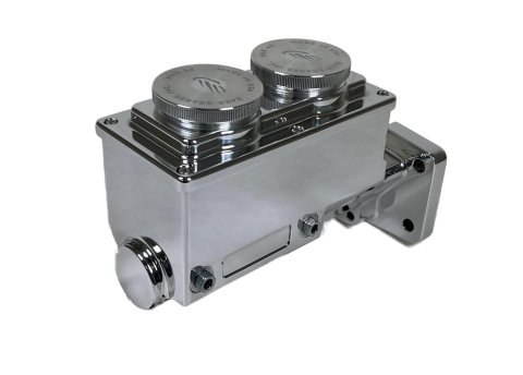 Baer Brakes Remaster Master Cylinders 6801305LP Cylinder, Remaster, Billet Aluminum, Polished, 1.125 in. Bore, Driver Side Ports, Mopar, Each