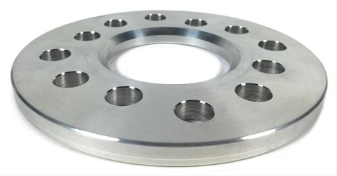 Baer Brakes 0.5 inch Wheel Spacers 2000052 Spacer, Billet Aluminum, 0.500 in. Thick, 5 x 100mm, 4.25", Pair