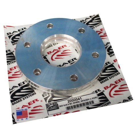 Baer Brakes 0.5 inch Wheel Spacers 2000041 Spacer, 6061 T-6 Billet Aluminum, 0.500 in. Thick, 6 x 5.5", Pair