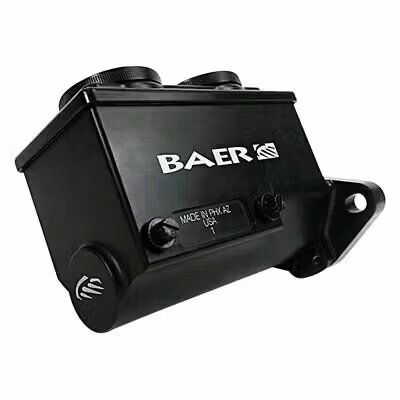 Baer Disc Brake Systems Master Cylinders 6801328RP Cylinder, Billet Aluminum, Black, 1.125 in. Bore, Right Port, Ford, Each