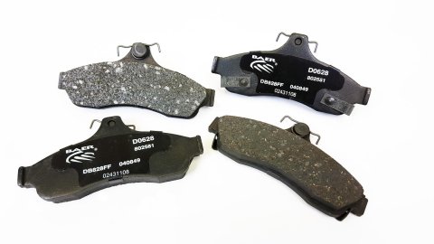 Baer Brakes Claw Ceramic Brake Pads for 1994 CAPRICE, 1994-1996 IMPALA - D0628 Pads, Ceramic, Matrix, Rear, Chevrolet, Set
