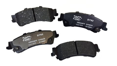 Baer Brakes Claw Ceramic Brake Pads D0792 Pads, Ceramic, Matrix, Rear, Cadillac, Chevrolet, GMC, Set