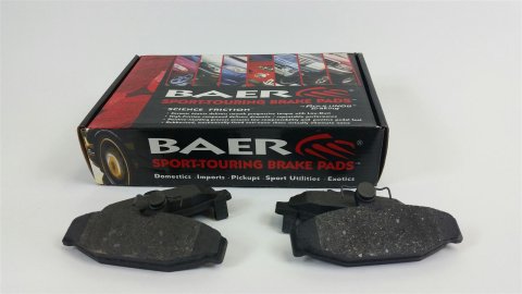 Baer Brakes Replacement Street Brake Pads D0413R Pads, Street, Ceramic, Fits PBR Single Piston Calipers Only, Set