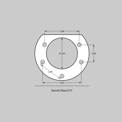 Baer Brakes SS4+ Disc Brake Systems 4142069R Kit, SS4+, Rear, Cross-drilled/Slotted Rotors, 4-piston Red Powdercoated Calipers, Chrysler 8.75 in., Dana 60, Kit