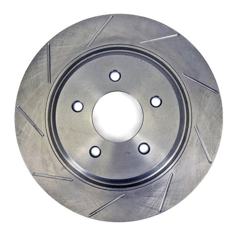 Baer Brakes Replacement Brake Rotors 6920321 Rotor, Replacement, Vented, 2.799 in. Center, Slotted, 12.00 in. OD, 5 x 4.50 in., Iron, Natural, 1-Piece, Right, Each