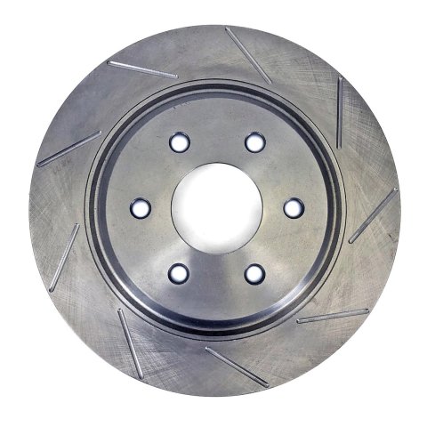 Baer Brakes Replacement Brake Rotors 6910865 Rotor, Replacement, Vented, 3.095 in. Center, Slotted, 14.00 in. OD, 6 x 5.50 in., Iron, Natural, 1-Piece, Left, Each