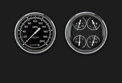 Classic Instruments Gauge Kits and Instrument Clusters CT47AXG52-LS