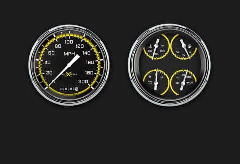 Classic Instruments Gauge Kits and Instrument Clusters CT47AXY52-LS