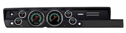 Classic Instruments 1967-69 Plymouth Barracuda Package Gauge Sets CDPB67GS51BL Kit, G-Stock Series, Short Sweep, Direct-Fit w/ Black Insert, Mopar, 1967-1969 Barracuda, Kit