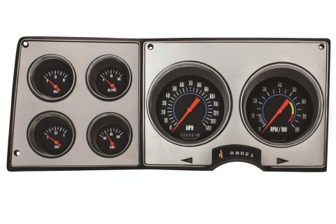 Classic Instruments 1973-87 Chevy/GMC Truck Packages CT73OE Gauge Kit, Analog, Water Temperature, Voltage, Oil Pressure, Speedometer, Tachometer, Fuel Level, Kit