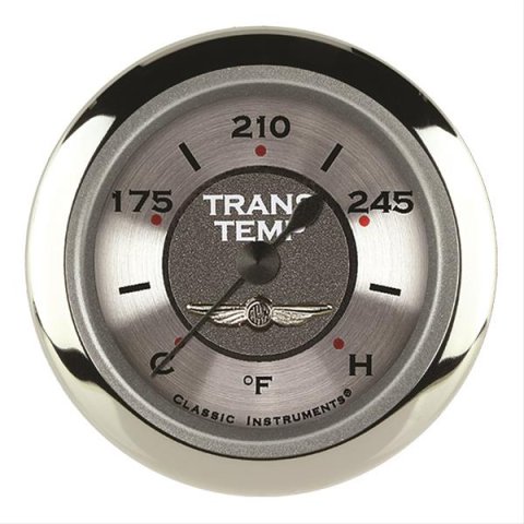 Classic Instruments All-American Series Gauges AW127SRC Transmission Temperature Gauge, ALL AMER 2" TRANS TEMP FULL SWEEP