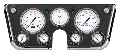 Classic Instruments 1967-72 Chevy Truck Package Gauge Sets CT67DWH-LS Gauges, White Hot, Direct Fit, Display Gauge, Chevy/GMC, Truck, 1967-1972, LS Swap, Speedometer, Tach, Fuel, Volt, Oil Pressure, Water Temp, Kit
