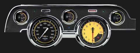 Classic Instruments Gauge Kits and Instrument Clusters MU67DAXY MUSTANG PACKAGE