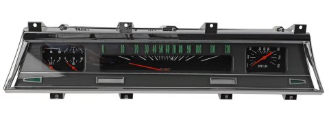 Classic Instruments 1966-67 Chevelle Package Gauge Sets CV66B Gauges, Black, Speedometer, Tachometer, Water Temperature, Fuel Level, Oil Pressure, Voltmeter, Analog, Chevy, Chevelle, El Camino, Kit