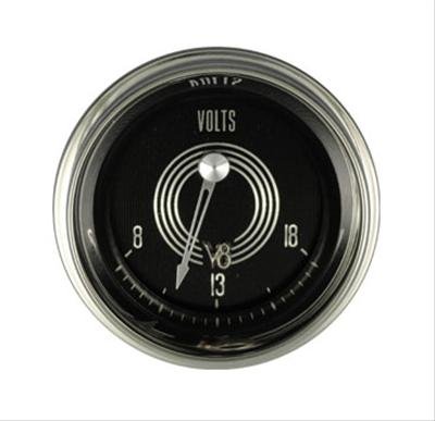 Classic Instruments V8 Speedster Series Gauges V8SR30SHC Gauge, Speedster, Voltmeter, 8-18 V, 2 1/8 in., Analog, Electrical, Each