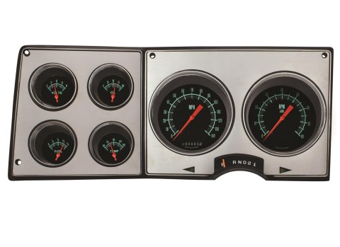 Classic Instruments 1973-87 Chevy/GMC Truck Packages CT73GS Gauge Kits, Direct Fit Analog, Package Gauge Sets, G-Stock, Speedometer, Tach, Water Temperature, Black Face, Chevrolet, GMC, Kit