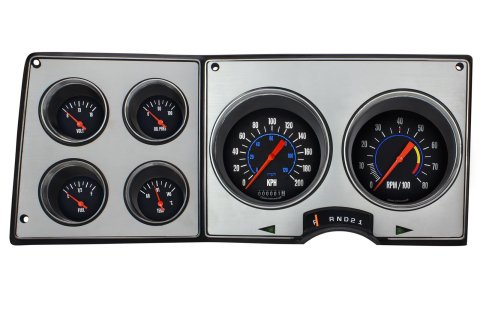 Classic Instruments 1973-87 Chevy/GMC Truck Packages CT73OE-M Gauge Kit, Analog, Metric, Water Temperature, Voltage, Oil Pressure, Speedometer, Tachometer, Fuel Level, Kit