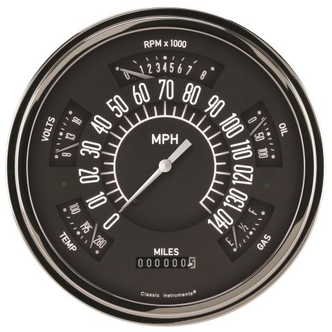 Classic Instruments Gauge Kits and Instrument Clusters CH49B-LS