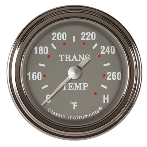 Classic Instruments SG Series Gauges SG127SLF Transmission Temperature Gauge, SERIES 2" TRANS TEMP FULL SWEEP
